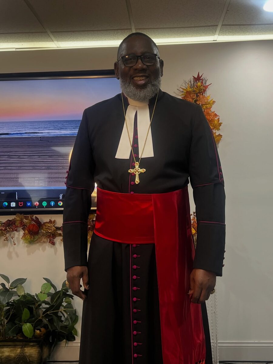 Bishop Gibson teaching